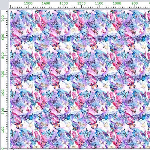 Pattern 1 colorful zigzags - print