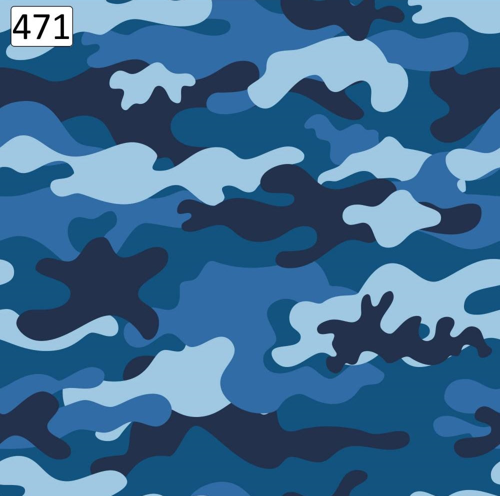 Pattern 471 blue camo