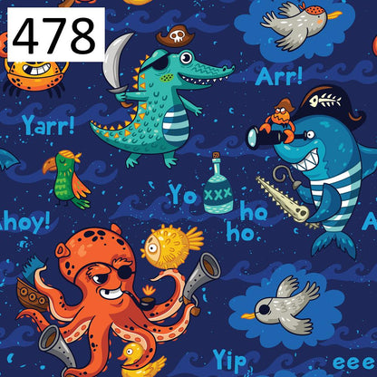 Wzór 478 zwierzęta piraci