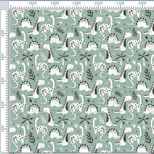 Pattern 1 colorful zigzags - print