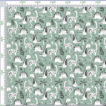 Pattern 1 colorful zigzags - print