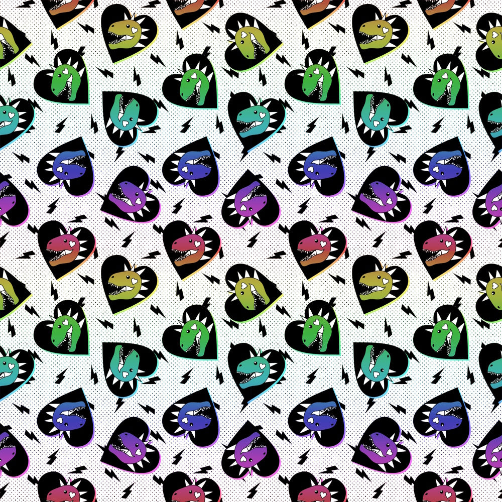 Pattern 1 colorful zigzags - print