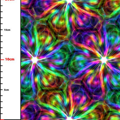 Pattern 1 colorful zigzags - print