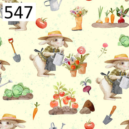 Wzór 547 króliczek ogródek