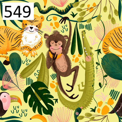 Wzór 549 dżungla zwierzęta