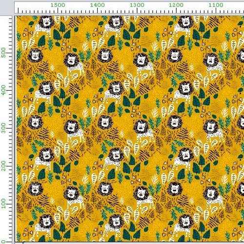 Pattern 1 colorful zigzags - print