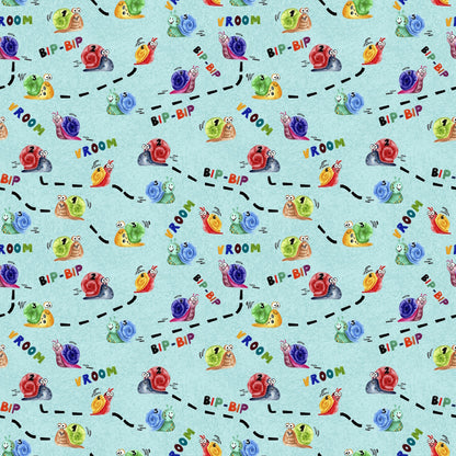 Pattern 1 colorful zigzags - print