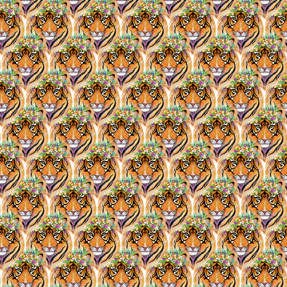 Pattern 1 colorful zigzags - print