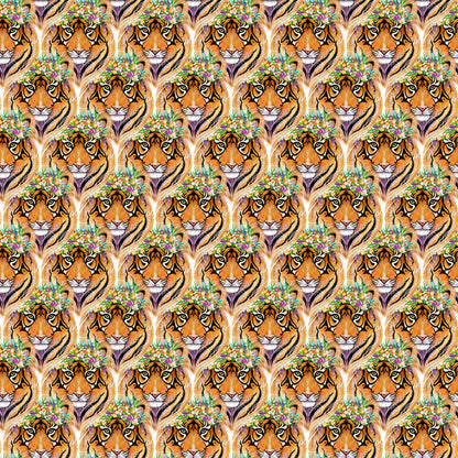 Pattern 1 colorful zigzags - print