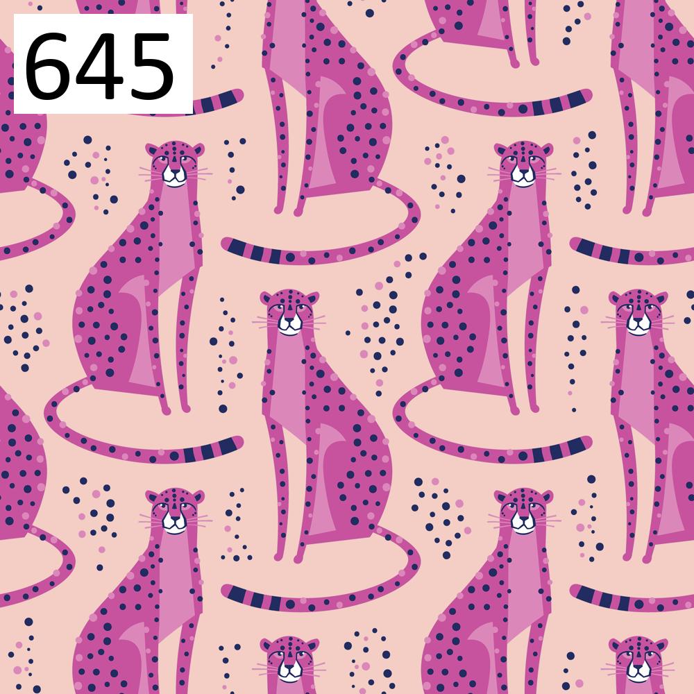 Wzór 645 różowy gepard