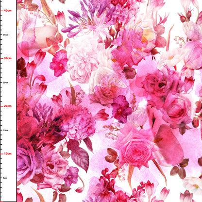 Wzór 65 kwiaty różowe