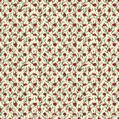 Pattern 653 ladybug leaves