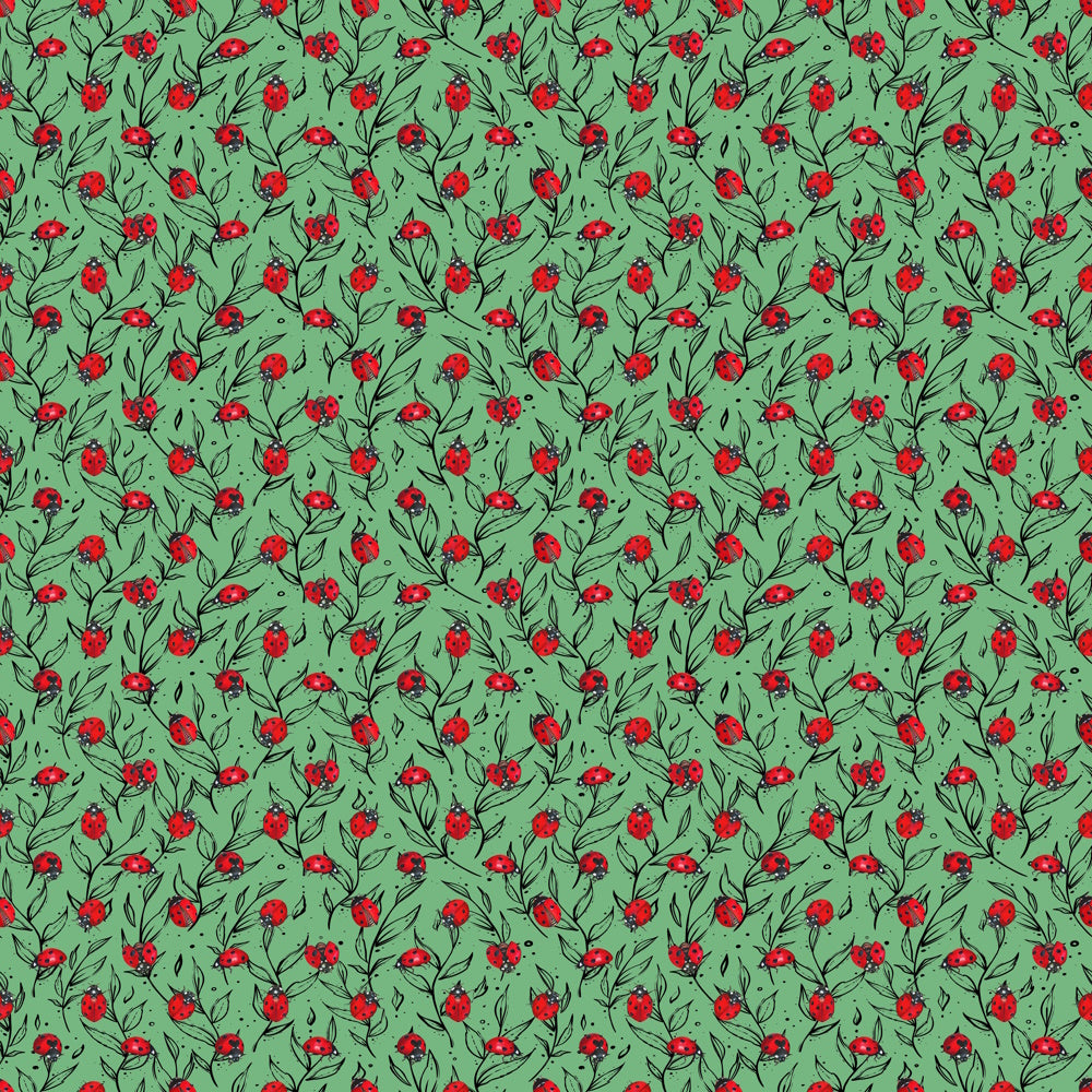 Pattern 654 ladybugs leaves 2