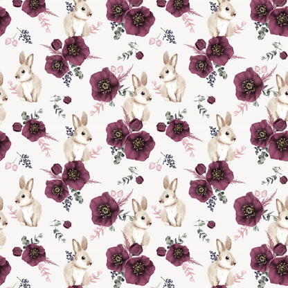 Pattern 662 flower bunnies