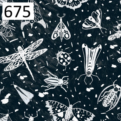 Pattern 675 white worms