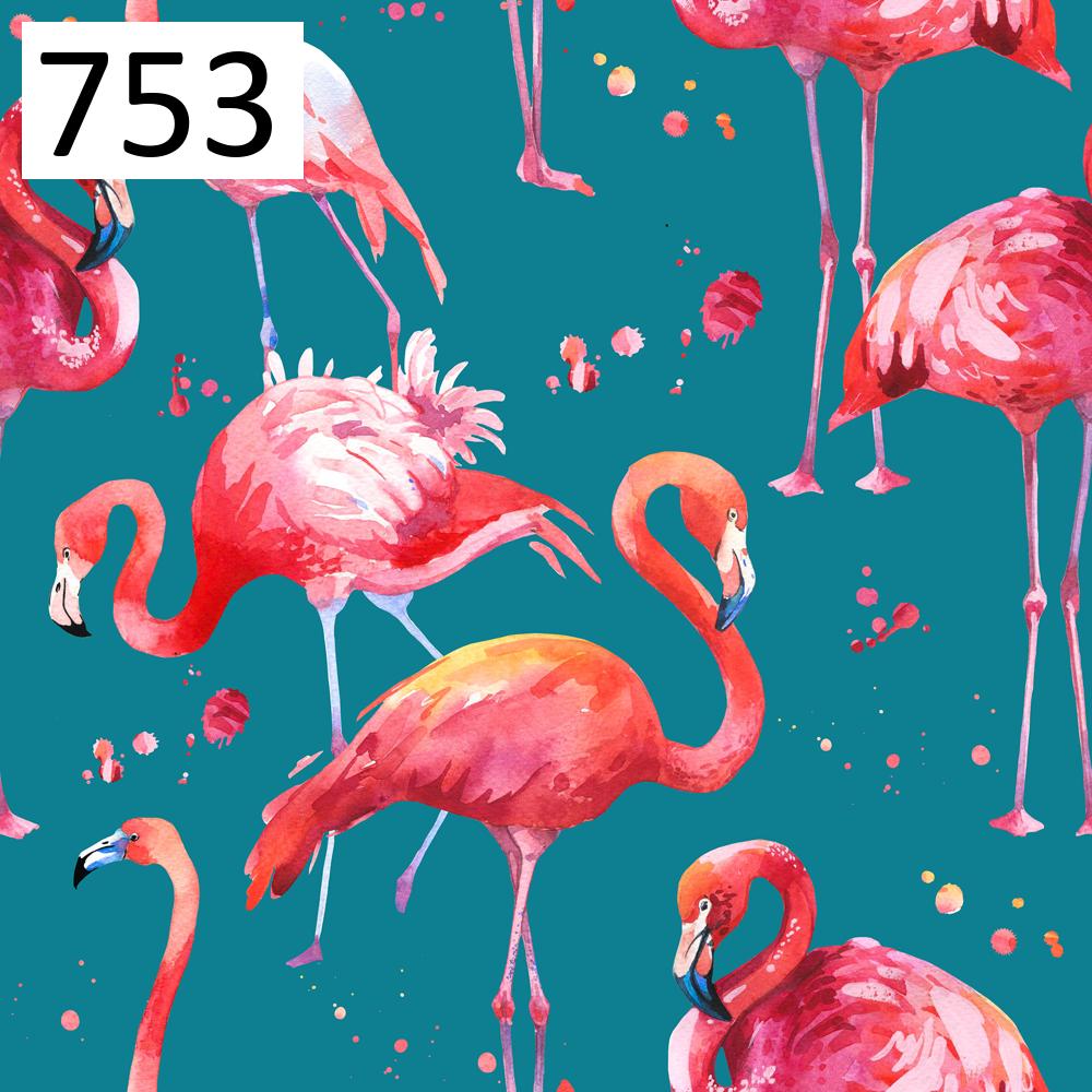 Pattern 753 flamingos