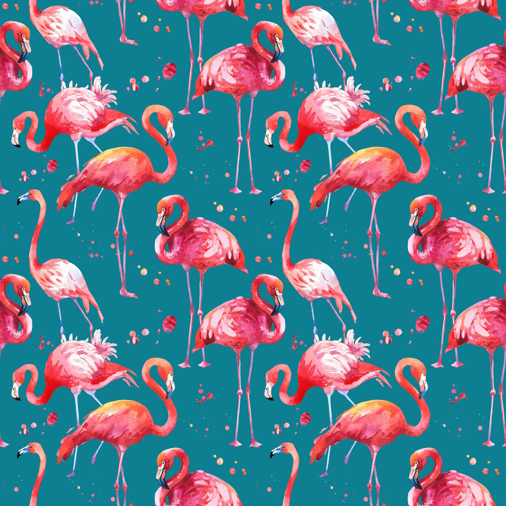 Pattern 753 flamingos