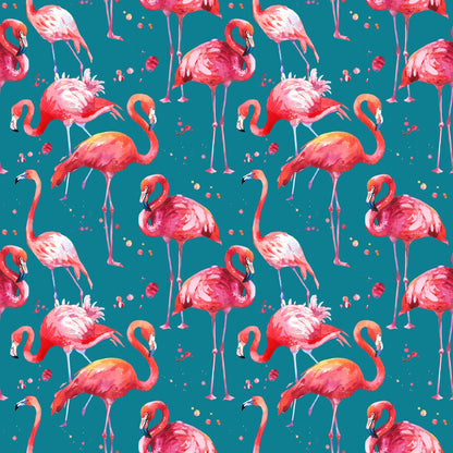 Pattern 753 flamingos