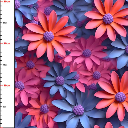 Pattern 807 3D flowers