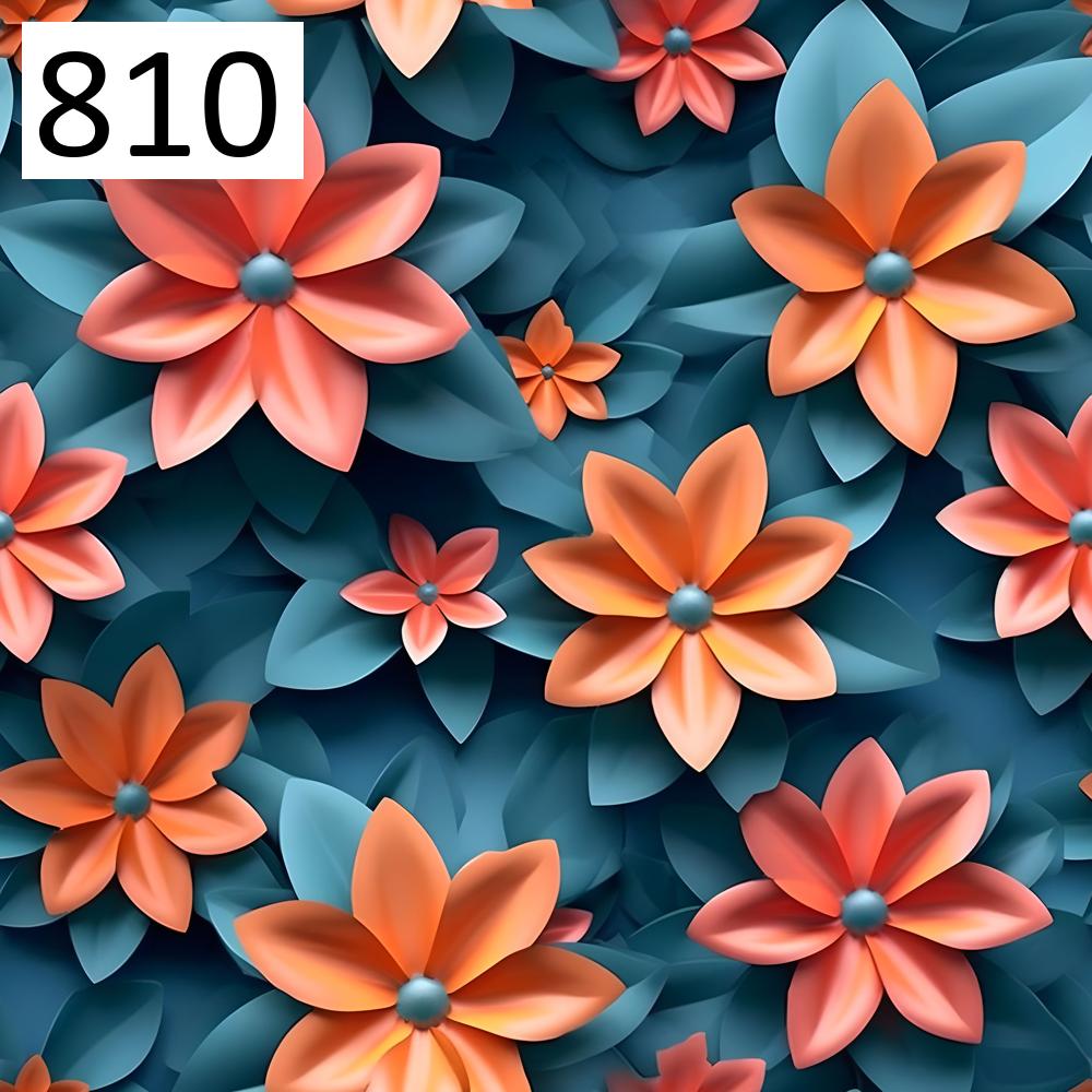 Pattern 810 3D flowers