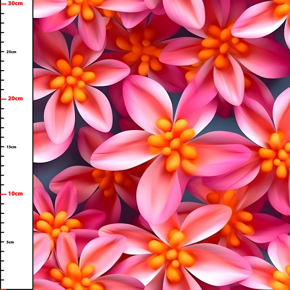 Pattern 811 3D flowers