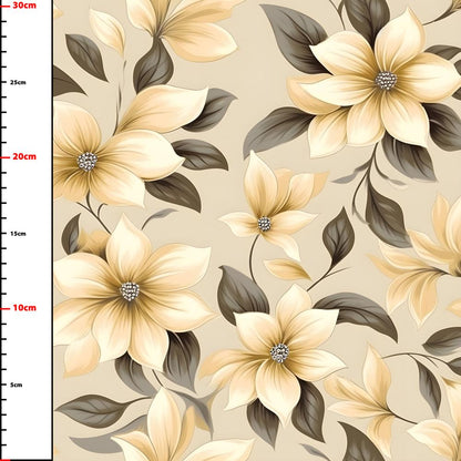 Pattern 840 beige flowers