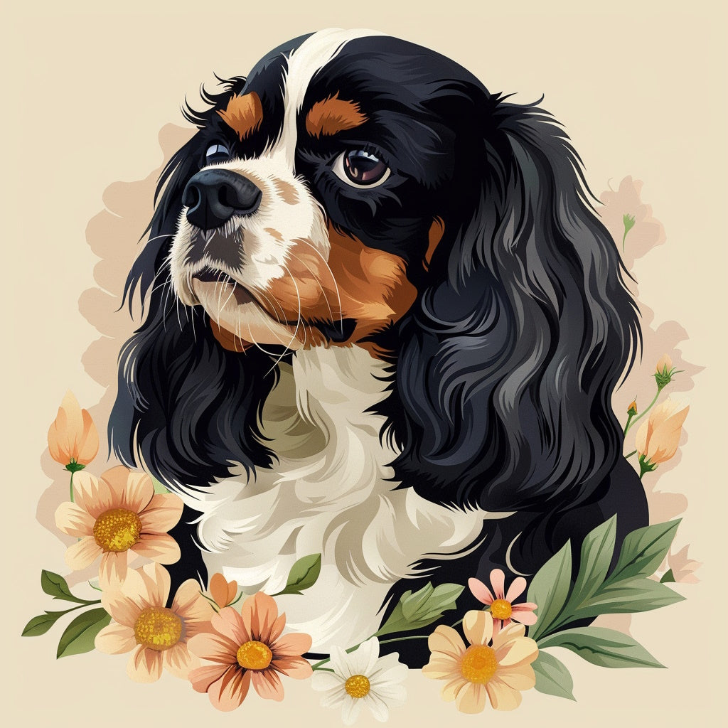 Panel cavalier king charles spaniel 13