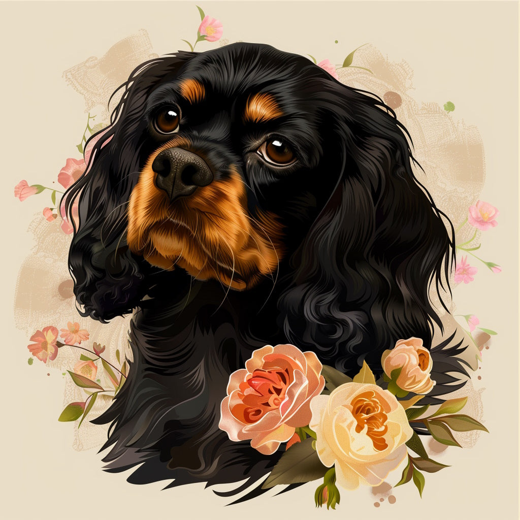 Panel cavalier king charles spaniel 22