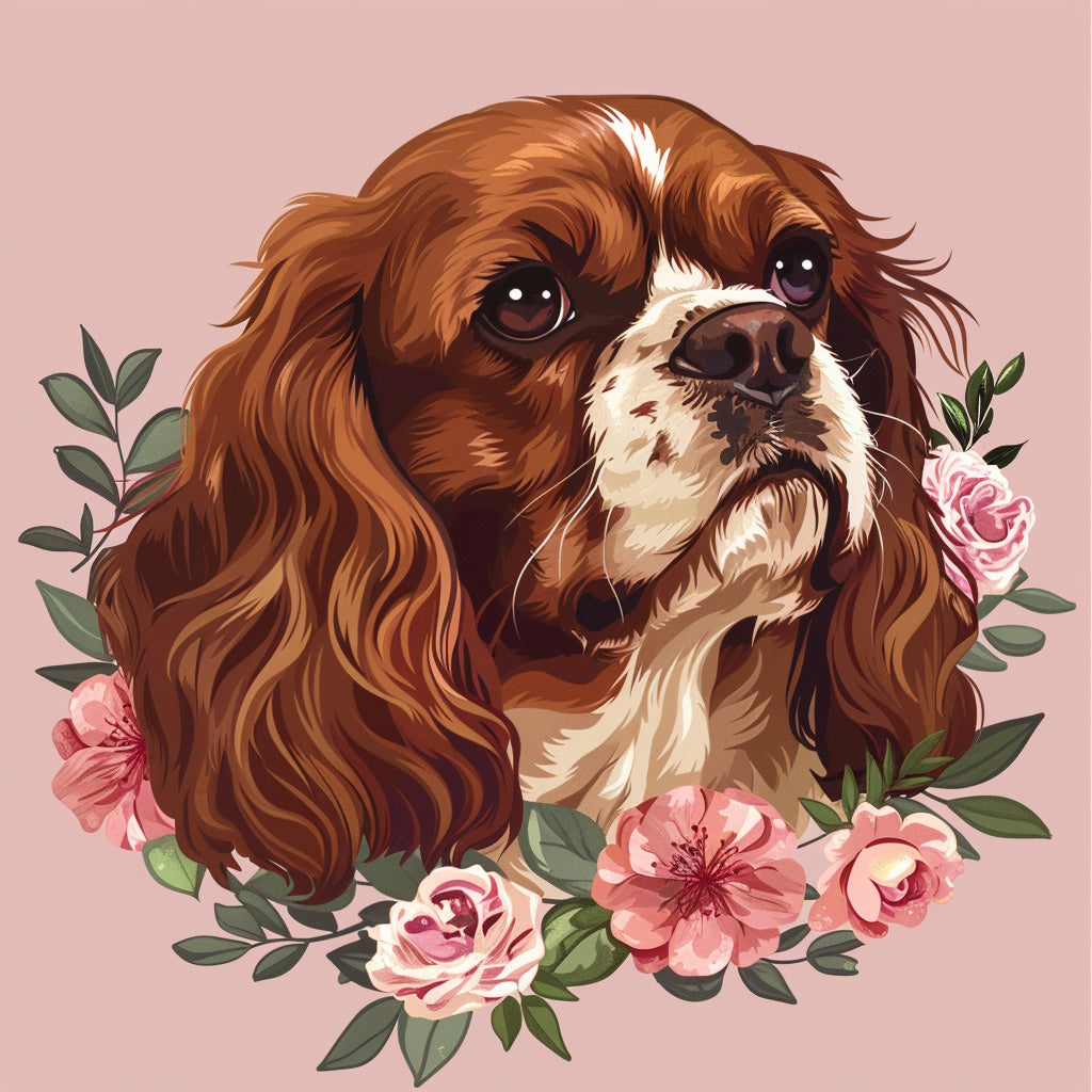 Panel cavalier king charles spaniel 6