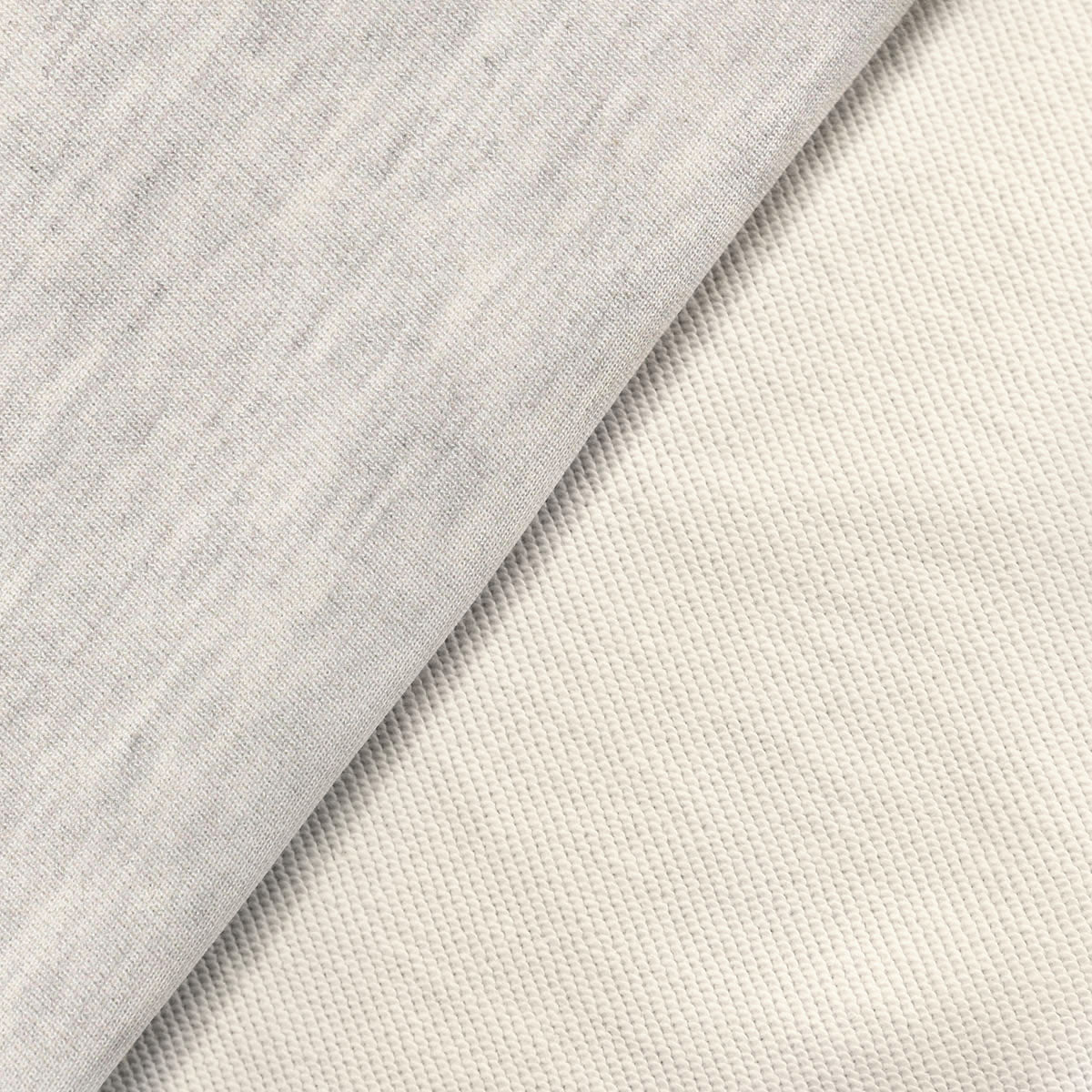 DRESÓWKA PĘTELKA MIKRODIAGONAL JASNY SZARY MELANŻ 190 CM 330 G/M2