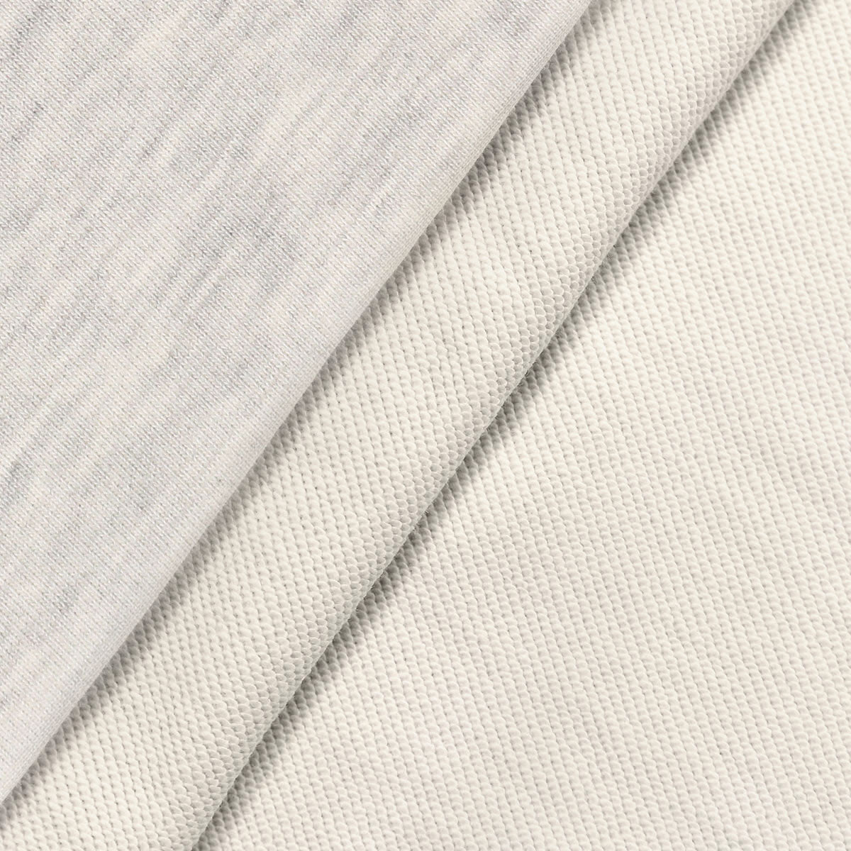DRESÓWKA PĘTELKA MIKRODIAGONAL JASNY SZARY MELANŻ 190 CM 330 G/M2