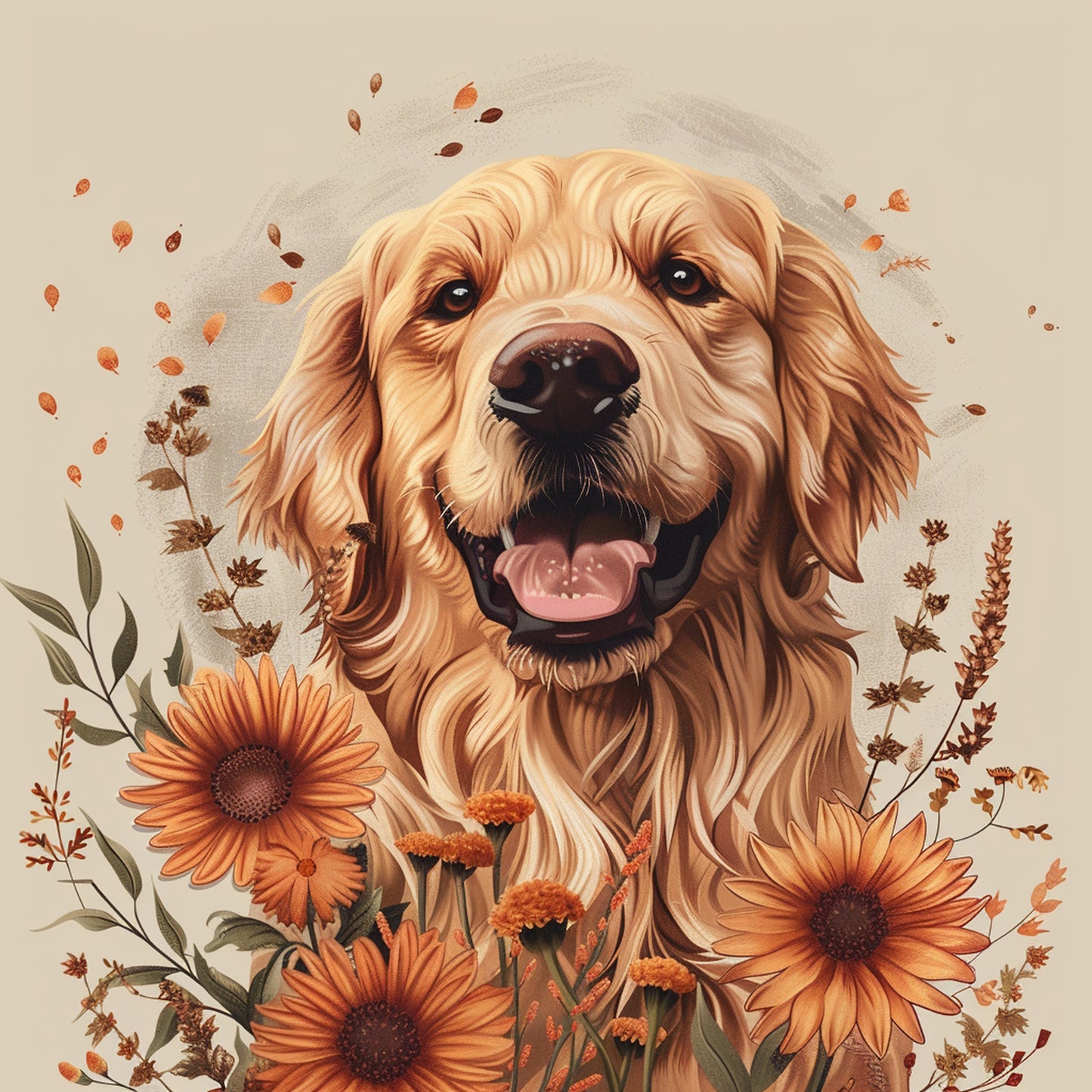 Panel golden retriever 12