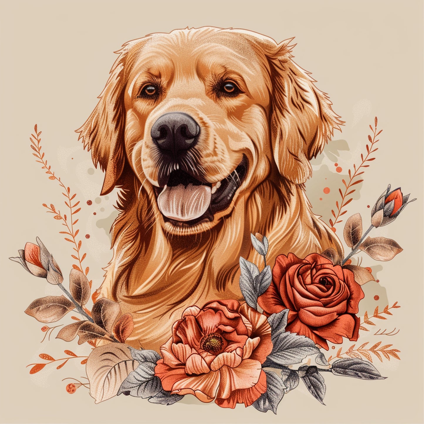 Panel golden retriever 13