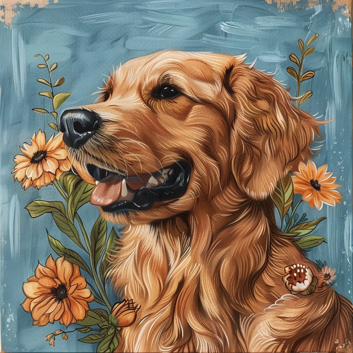 Panel golden retriever 15