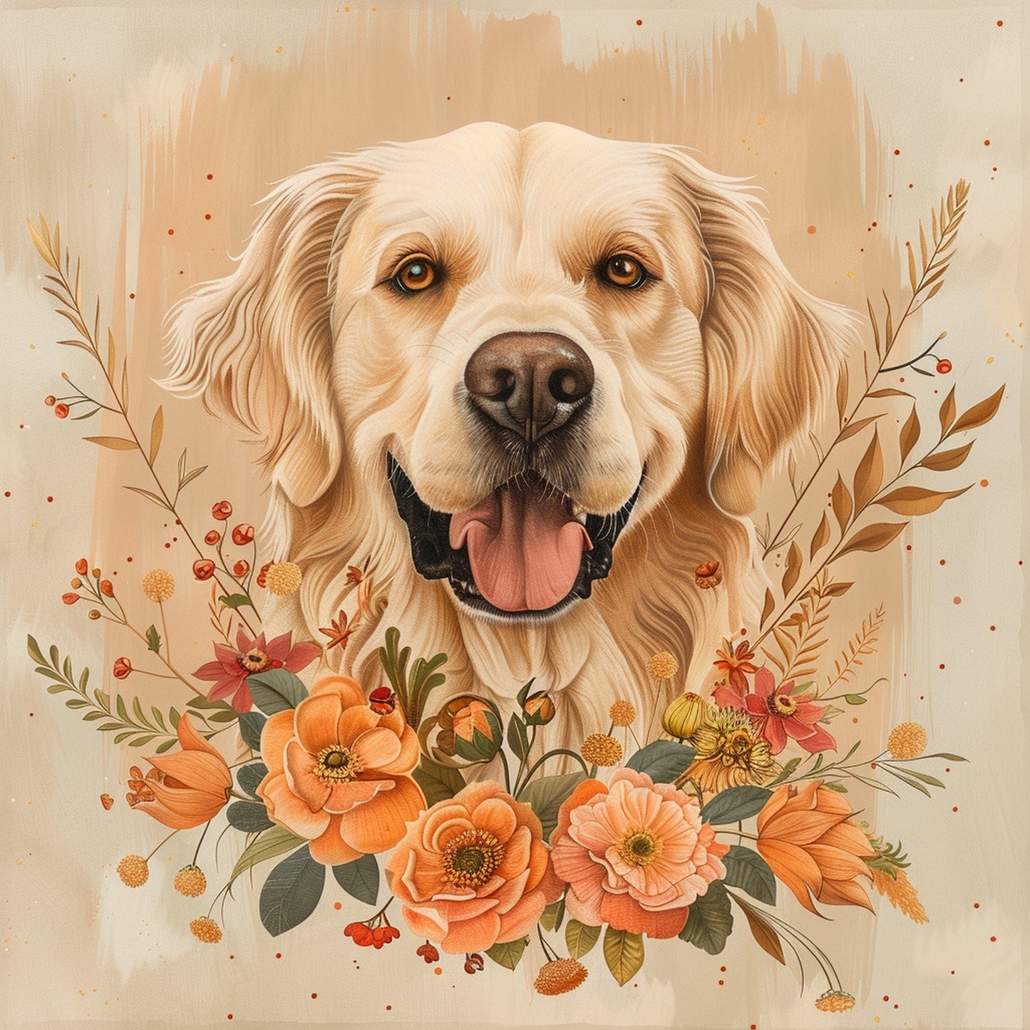 Panel golden retriever 2