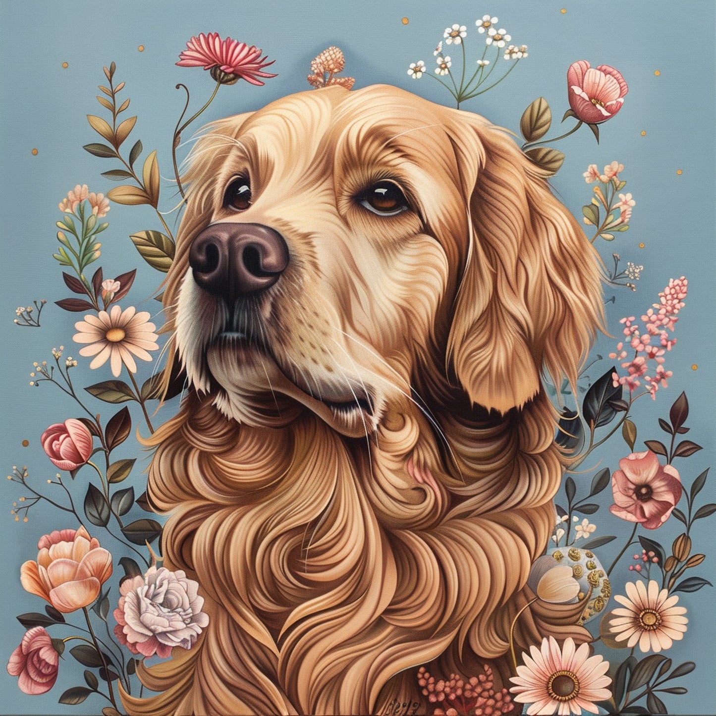 Panel golden retriever 25