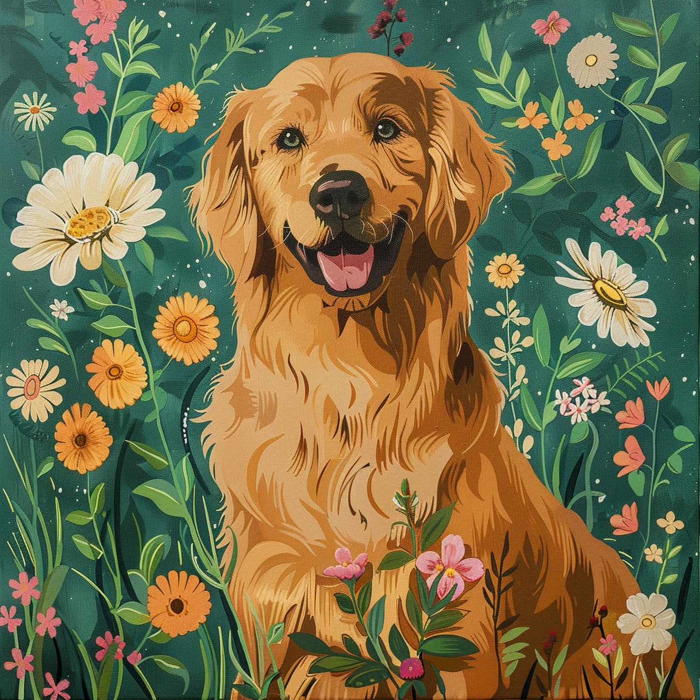 Panel golden retriever 26