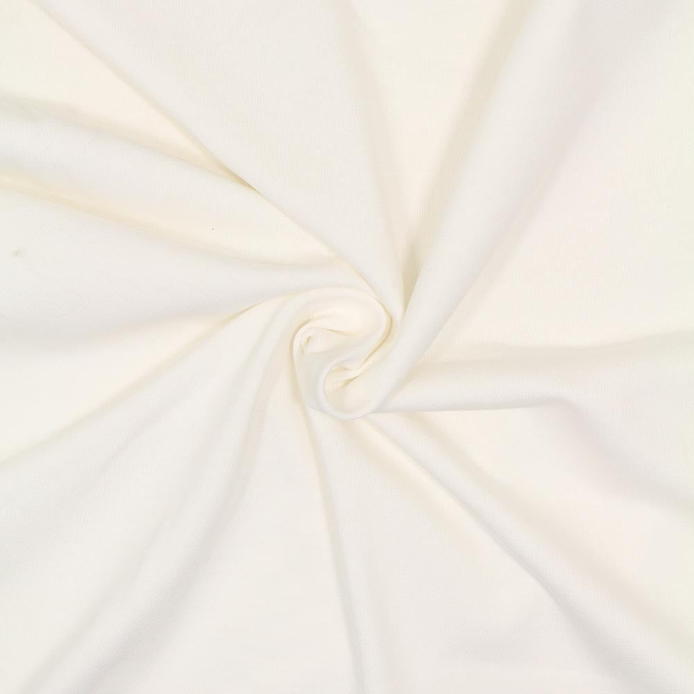 SINGLE JERSEY OFF WHITE 190 CM 270 G/M2