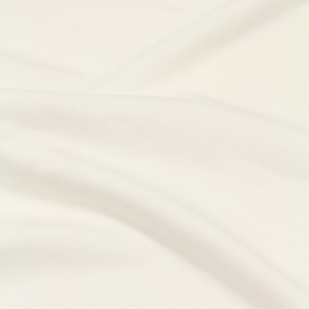 SINGLE JERSEY OFF WHITE 190 CM 270 G/M2